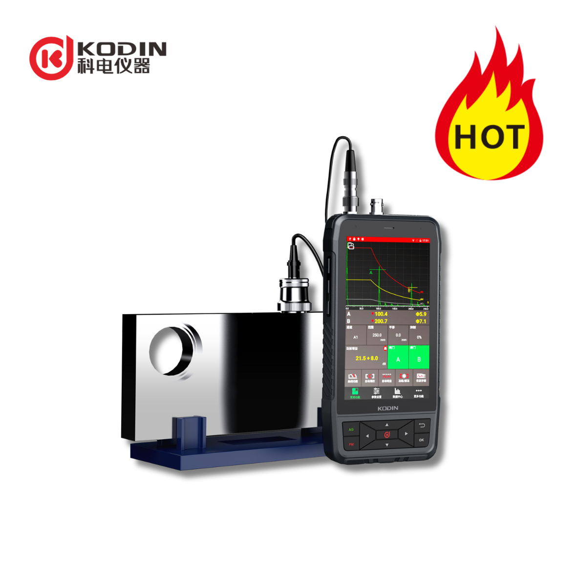 KODIN 6A-UT ultrasonic flaw detector